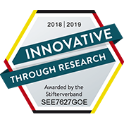 Innovative through research, Certificate