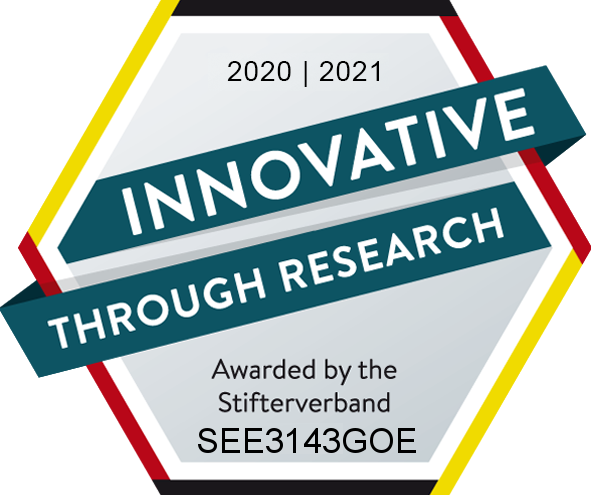 Innovative through research: certificate 2020